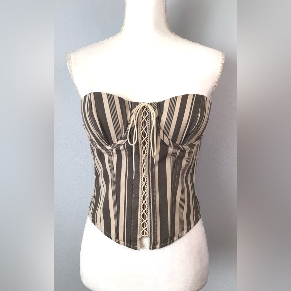 New Ralph Lauren Denim & Supply Bustier Corset Top